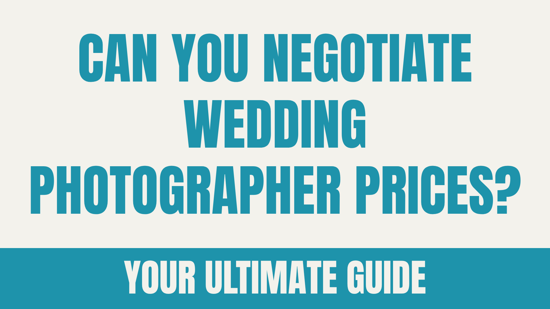 Read more about the article Can You Negotiate Wedding Photographer Prices? Your Complete Guide