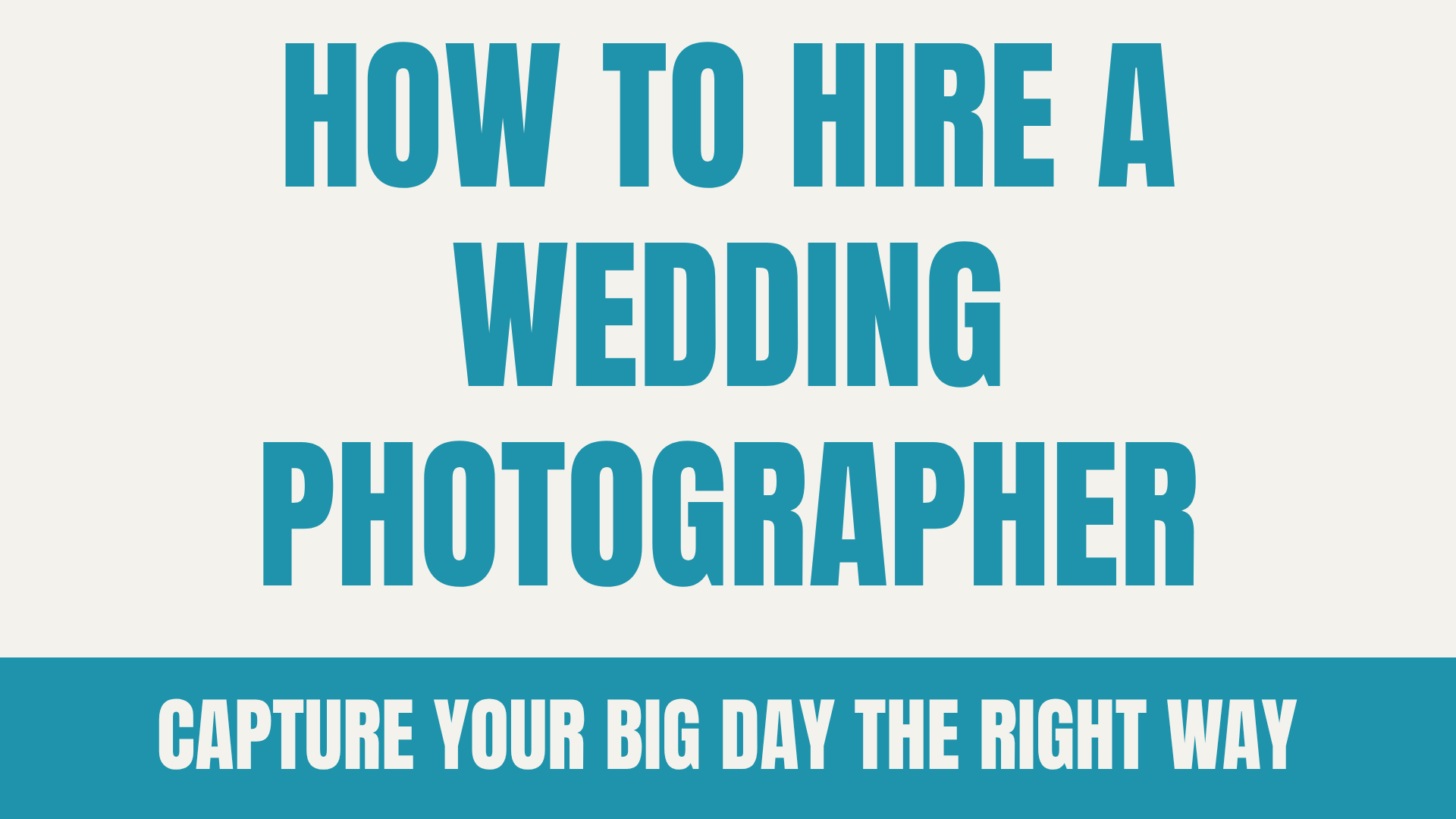 Read more about the article How to hire a wedding photographer